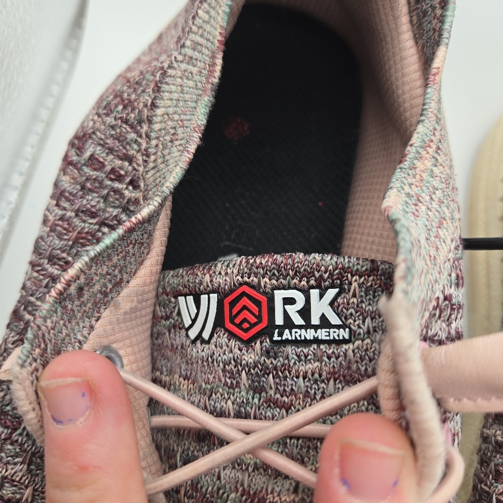 👟 LARNMERN Knit Slip-On Sneakers | Women’s US 10 | Pink Multi Casual Shoes - Picture 2 of 6